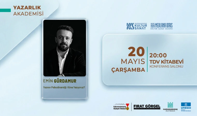 Yazar Emin Gürdamur, Yazının Psikodinamiğini Anlatacak