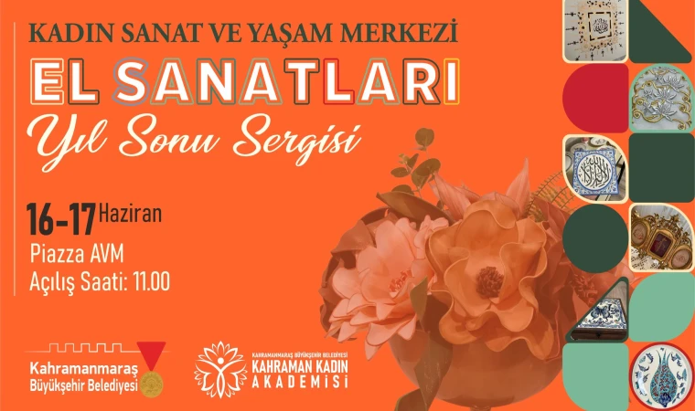 Büyükşehir’in Kadın Atölyelerinde Üretilen Eserler Ziyaretçilerin Beğenisine Sunulacak