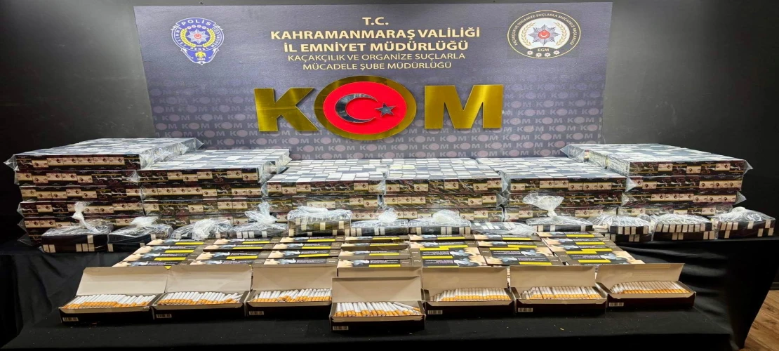 Kahramanmaraş’ta kaçak tütün operasyonu: 7 şüpheli hakkında adli işlem başlatıldı