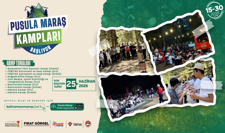 Pusula Maraş Yaz Kamplarına Başvurular Başladı!