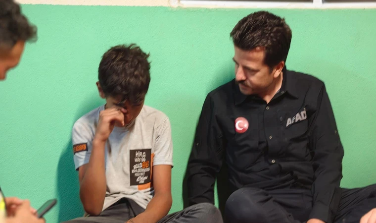 Kahramanmaraş Andırın'da kaybolan 12 yaşındaki çocuk AFAD ekiplerince sağ olarak bulundu