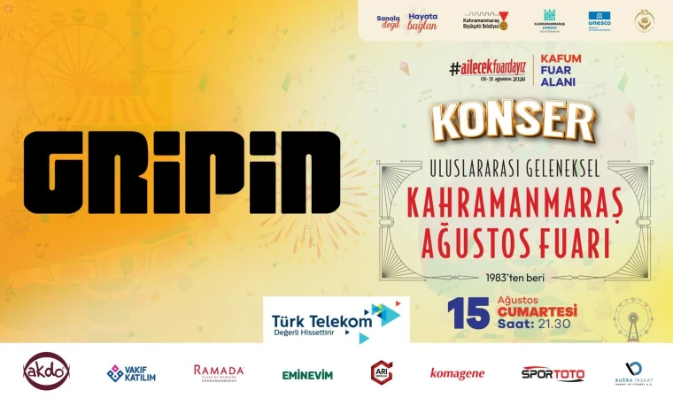 Fuarda Gripin Gecesi; Rock Müziğinin Güçlü Grubu Sahne Alacak