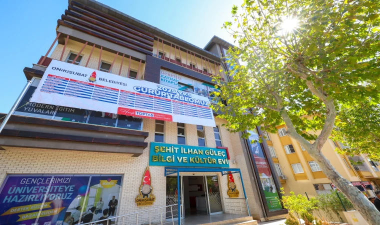 Onikişubat Belediyesi’nin Üniversite Hazırlık Kursu başvurularında son gün 7 Ağustos