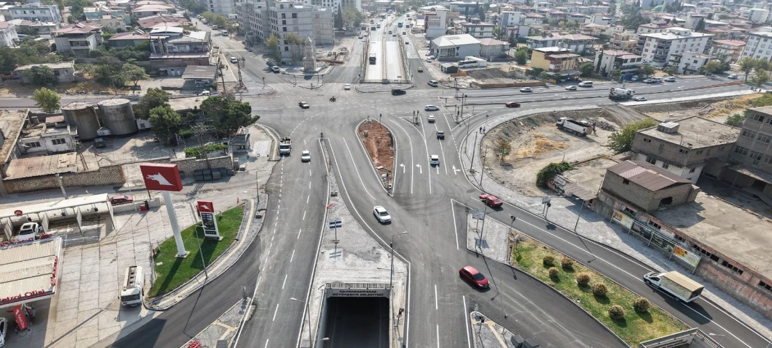 Tevfik Kadıoğlu Kavşağı’nda Trafik Akışını Rahatlatacak Düzenlemede Sona Gelindi
