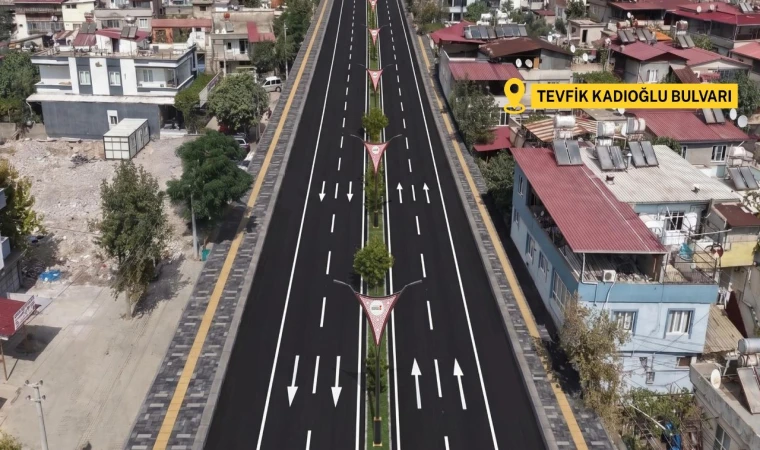 Büyükşehir’den Tevfik Kadıoğlu Bulvarı’nda Ulaşımı İyileştirecek Müdahale