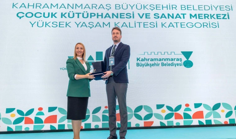 Büyükşehir’in Çocuk Sanat Merkezi’ne Yüksek Yaşam Kalitesi Ödülü