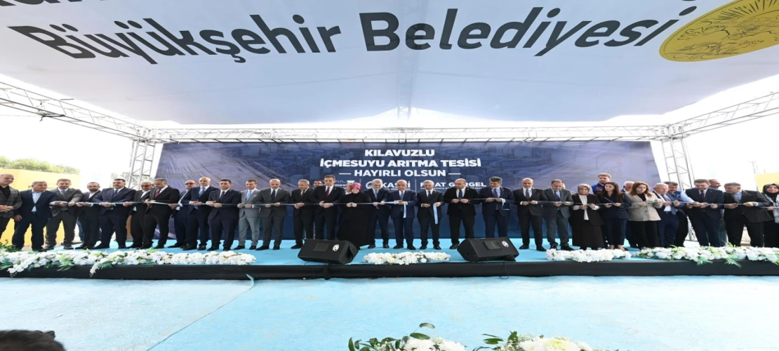 Kılavuzlu İçmesuyu Arıtma Tesisi Hizmete Açıldı