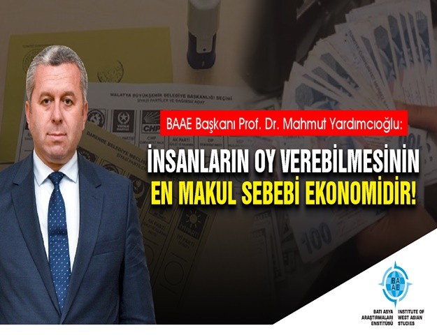Yardımcıoğlu “İnsanların Oy Verebilmesinin En Makul Sebebi Ekonomidir”