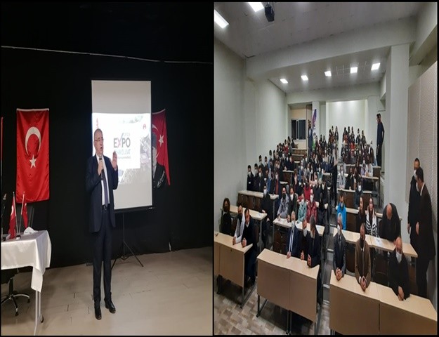 Başkan Mahçiçek Expo 2023’ü Lise Öğrencilerine Anlattı