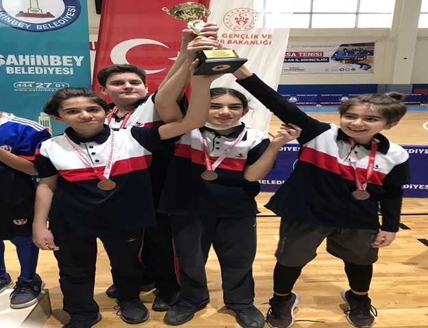 SANKO Okulları Masa Tenisinde İl Dördüncüsü Oldu