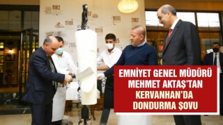 Emniyet Genel Müdürü Mehmet Aktaş’tan Kervanhan’da Dondurma Şovu