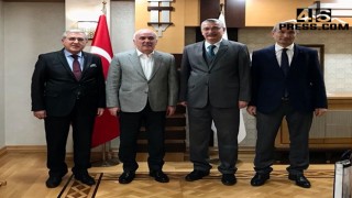Güvenç ve Rektör Can'dan Yoğun Mesai