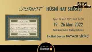 Hüsni Hat Sergisi Sanatseverlerle Buluşuyor