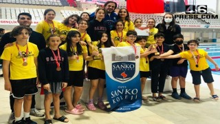 SANKO Okulları Yüzmede 39 Madalya Ve 2 Kupa Kazandı