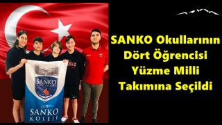 SANKO Okullarının Dört Öğrencisi Yüzme Milli Takımına Seçildi