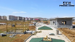 Afşin Millet Bahçesi Hızla Yükseliyor