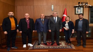 Küresel Gazeteciler Konseyi Kahramanmaraş İl Temsilciliğinden Güngör’e ziyaret