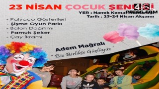 Namık Kemal Parkında Çocuklar İçin Şenlik Var