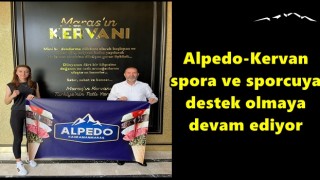 Alpedo-Kervan spora ve sporcuya destek olmaya devam ediyor!