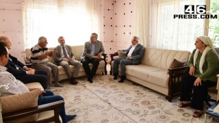 Başkan Güngör’den Taş Ailesine Geçmiş Olsun Ziyareti