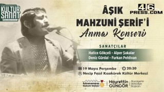Büyükşehir’den Âşık Mahzuni Şerif’i Anma Etkinliği