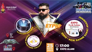 Onikişubat Belediyesi’nin Gençlik Festivali’nde Eypio Konser Verecek