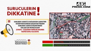 Sürücüler Alternatif Güzergâhlara Yönlendirildi!