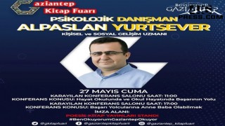 Yurtsever, Gaziantep Kitap Fuarı’nda Hem Konferans Verecek Hem de Okurlarıyla Buluşacak!