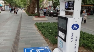 Kocaeli’de engelli şarj istasyonları devrede