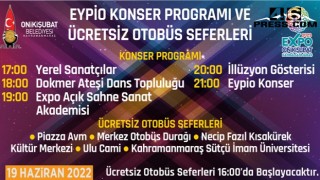 Onikişubat Belediyesi’nden Gençlik Festivali için ücretsiz otobüs seferi
