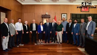Başkan Güngör, Gaziantep Valisi Gül ve GBB Başkanı Şahin’i Ağırladı