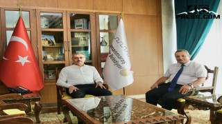 Başkan Güngör Kaymakam Okatan’ı Ağırladı