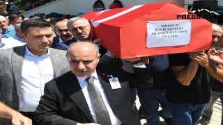Başkan Güngör, Polis Mehmet Özyürek’in Cenaze Törenine Katıldı