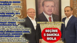 AK Partili Başkan Davut Gürkan açıkladı: “Seçimler erken olabilir”