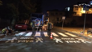 Büyükşehir Ekipleri Trafikte Güvenlik İçin 7/24 Sahada