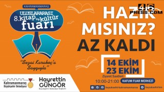 Kahramanmaraş Uluslararası 8. Kitap ve Kültür Fuarı 14 Ekim’de Başlıyor!