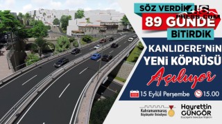 Kanlıdere’nin Yeni Köprüsü Hizmete Alınıyor