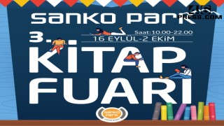 SANKO Park Alışveriş Merkezi 3'üncü Kitap Fuarı Başlıyor