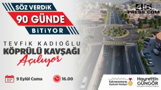 Tevfik Kadıoğlu Köprülü Kavşağı Açılıyor