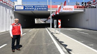 Tevfik Kadıoğlu Köprülü Kavşağı Trafiğe Açılıyor