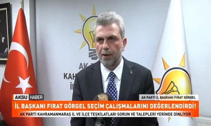 Ak Partili Görgel, Bu şehrin evladı olmaktan gurur duyuyorum