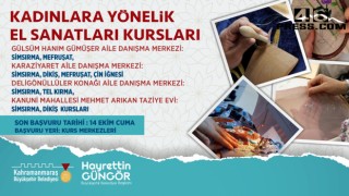 Büyükşehir’in El Sanatları Kurslarında Kayıtlar Başladı