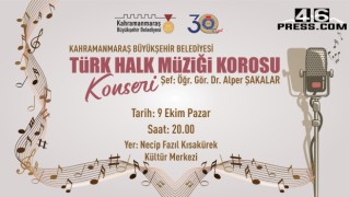Büyükşehir’in Türk Halk Müziği Korosu Müzikseverlerle Buluşacak
