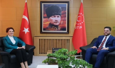 Meral Akşener, BTP Genel Merkezi’nde