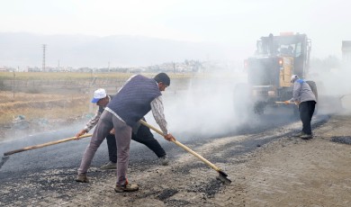 Dulkadiroğlu'ndan Osmanbey'de Asfalt Çalışması