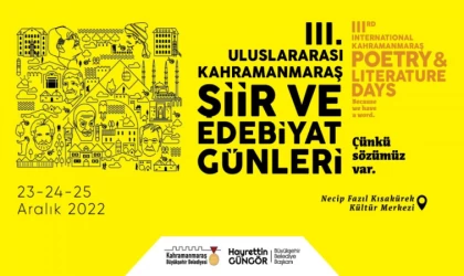 3. Uluslararası Şiir ve Edebiyat Günleri’ne Sayılı Günler Kaldı