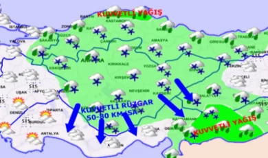 Meteoroloji’den kuvvetli kar uyarısı