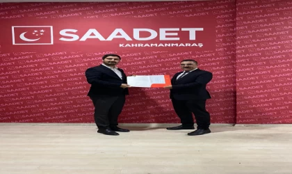 Saadet Partisi Dulkadiroğlu İlçe Başkanlığında Bayrak Değişimi