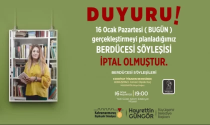 Canan Olpak Koç Söyleşisi İleri Bir Tarihe Ertelendi