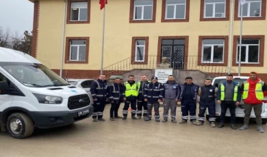 Afet bölgesine personel desteği sürüyor